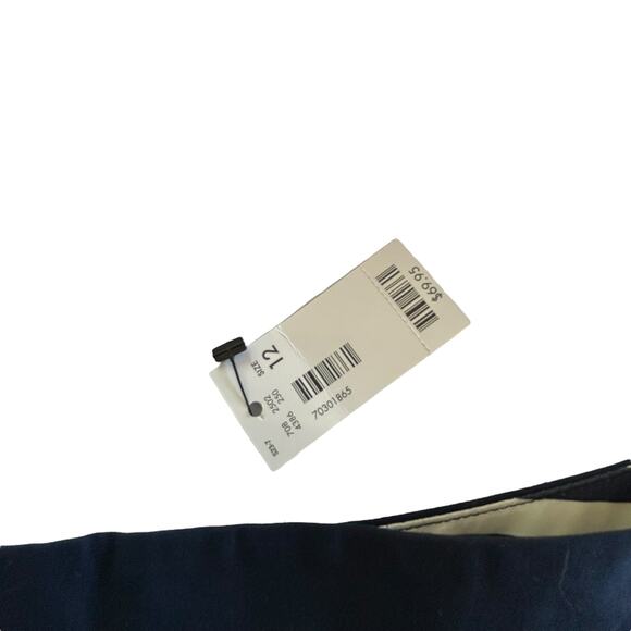 Romantic Classic Lace Overlay Skirt The Limited Navy Blue A-Line Size 12 - Picture 6 of 6